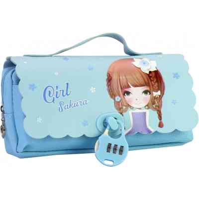 Пенал Cool For School 1 відділення Блакитний (CF7473-blue) Вінниця