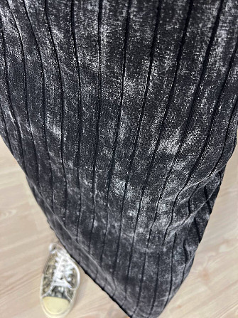 Платье женское Fashion 3042 длинное трапеция трикотажное в рубчик, черный, one size Киев - изображение 15
