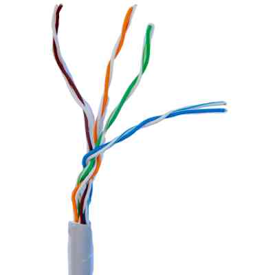 Кабель сетевой UTP 305м, cat.5e, CCA, 4*2*0,51, PVC, indoor, grey GEAR (GEC-UTPCCA051305) Винница