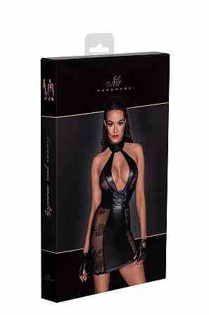 Платье Noir Handmade F238 Short tulle dress with powerwetlook inserts, XXL Sex Aura Киев
