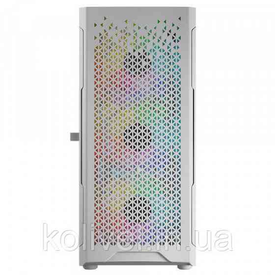 Корпус LogicConcept ARAMIS MESH+GLASS ARGB fans 4x120mm WHITE без БЖ ATX (AT-ARAMIS-20-0000000-0002) Киев