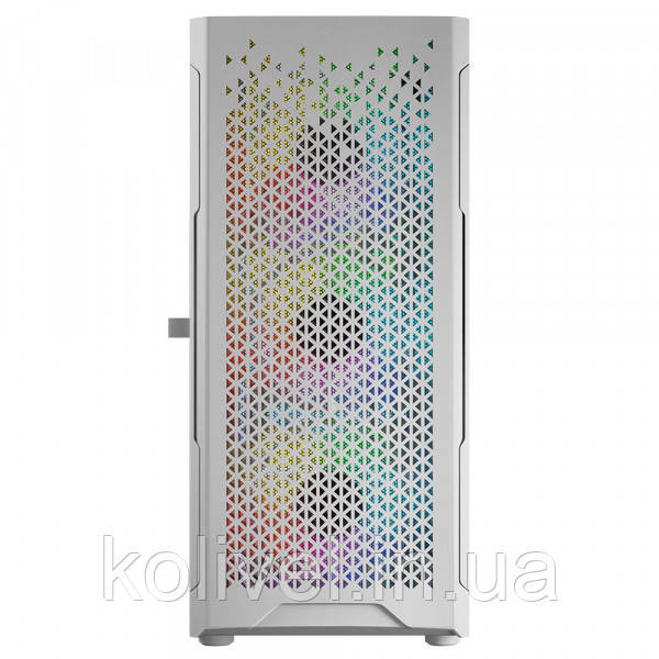 Корпус LogicConcept ARAMIS MESH+GLASS ARGB fans 4x120mm WHITE без БЖ ATX (AT-ARAMIS-20-0000000-0002) Киев - изображение 2