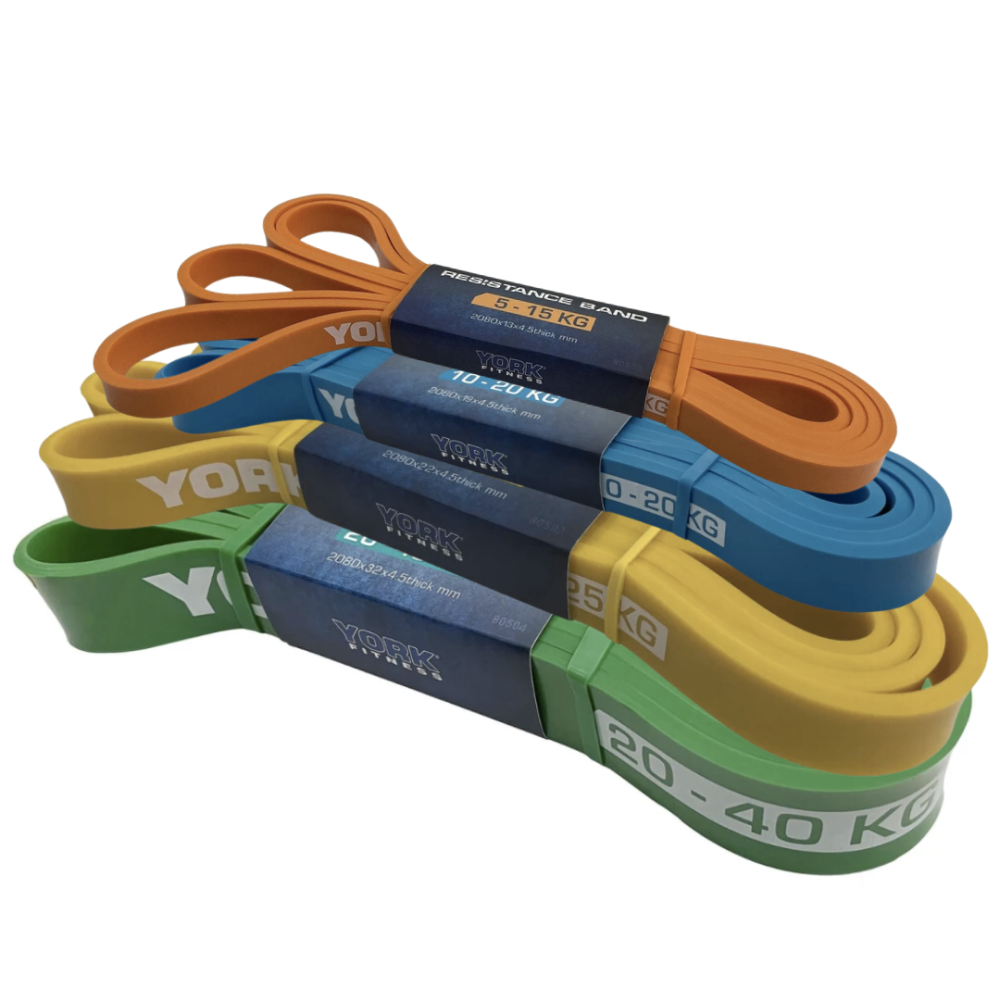 Набір резинок для фітнесу York Fitness 4 шт (5 - 40кг) Киев - изображение 9