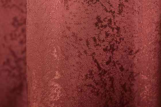 Шторна тканина жакард, колекція "Мармур Al1" колір червоний 1303ш Київ