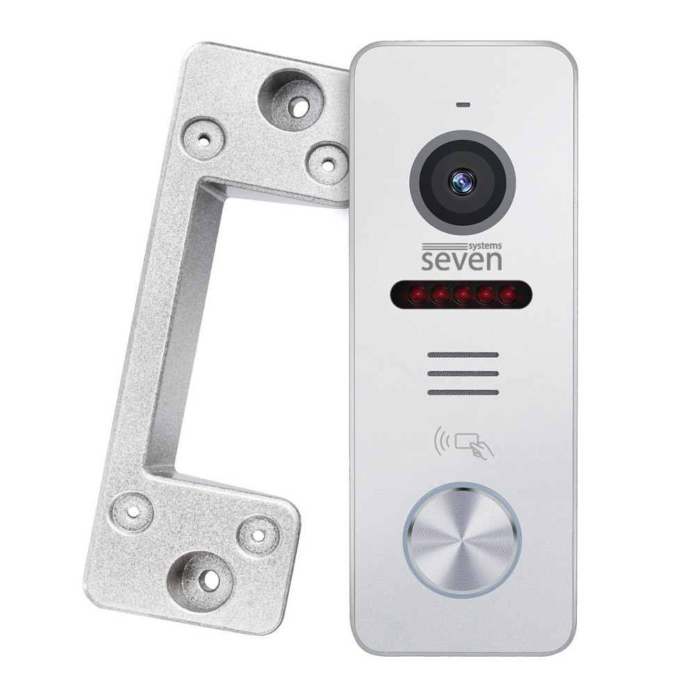 Виклична панель домофону з вбудованим зчитувачем карток EM-Marin SEVEN CP-7502F RFID white Київ - фото 14