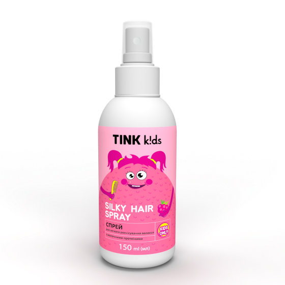 Спрей для легкого розчісування волосся Silky Hair Spray kids Tink 150 мл Вінниця