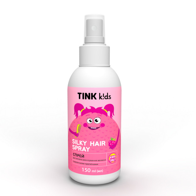 Спрей для легкого розчісування волосся Silky Hair Spray kids Tink 150 мл Вінниця - фото 1