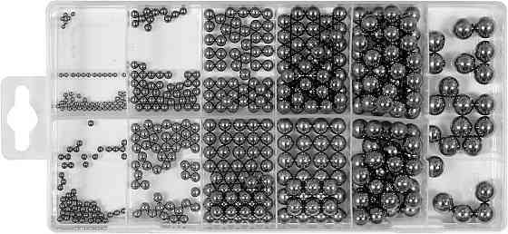 Кульки сталеві YATO різних розмірів Ø= 3/32”- 13/32”, 470 шт. [5/20] Одеса