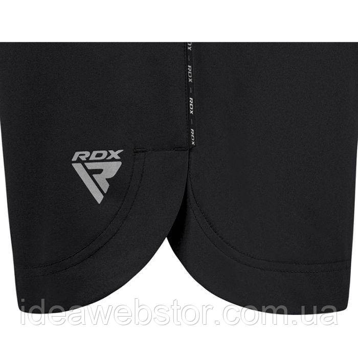 Шорты для MMA RDX T15 Black бойцовские спортивные шорты для тренировок по ММА боксу БЖЖ грэпплингу и единоборствам XL Киев - изображение 11