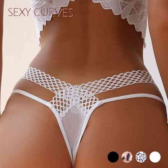 Еротичні трусики універсальний білий Київ