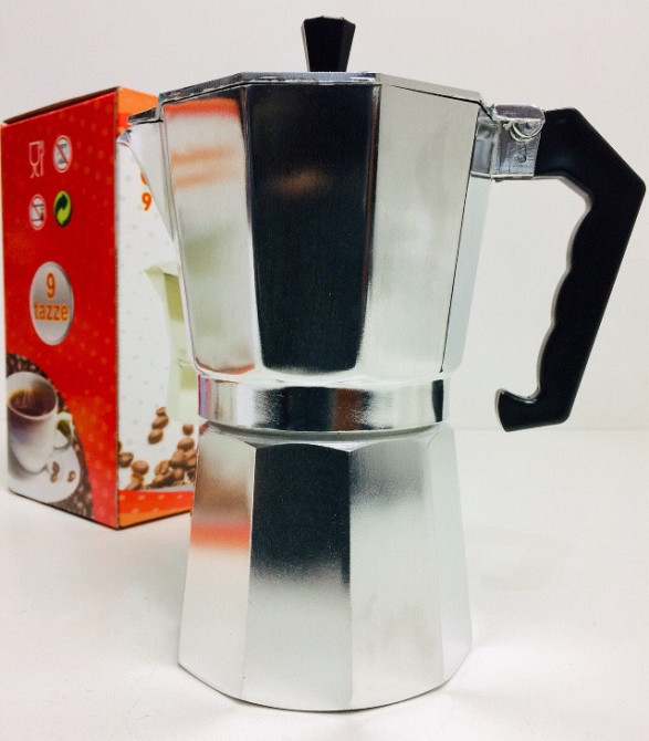 Гейзер UNIQUE UN-1913 (KP1-9 чашек) алюм.(24 шт/ящ) Одесса - изображение 1