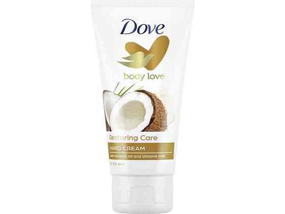 Крем для рук 75мл З кокосовою олією і мигдальним молочком ТМ Dove Київ