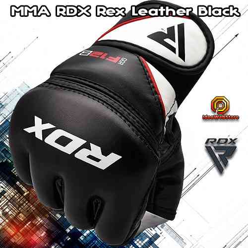 Перчатки для ММА смешанных единоборств рукопашного боя ММА RDX Rex Leather Black размер XL Киев