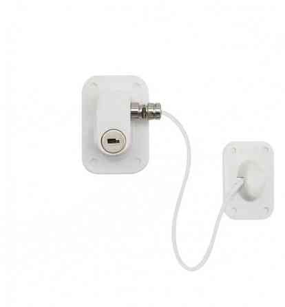 Замок обмежувач від відкривання дверей для дітей на ключику White Вінниця