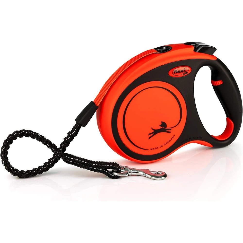 Поводок-рулетка Flexi для собак Xtreme оранжевая лента размер M 5 м/35 кг Киев - изображение 1