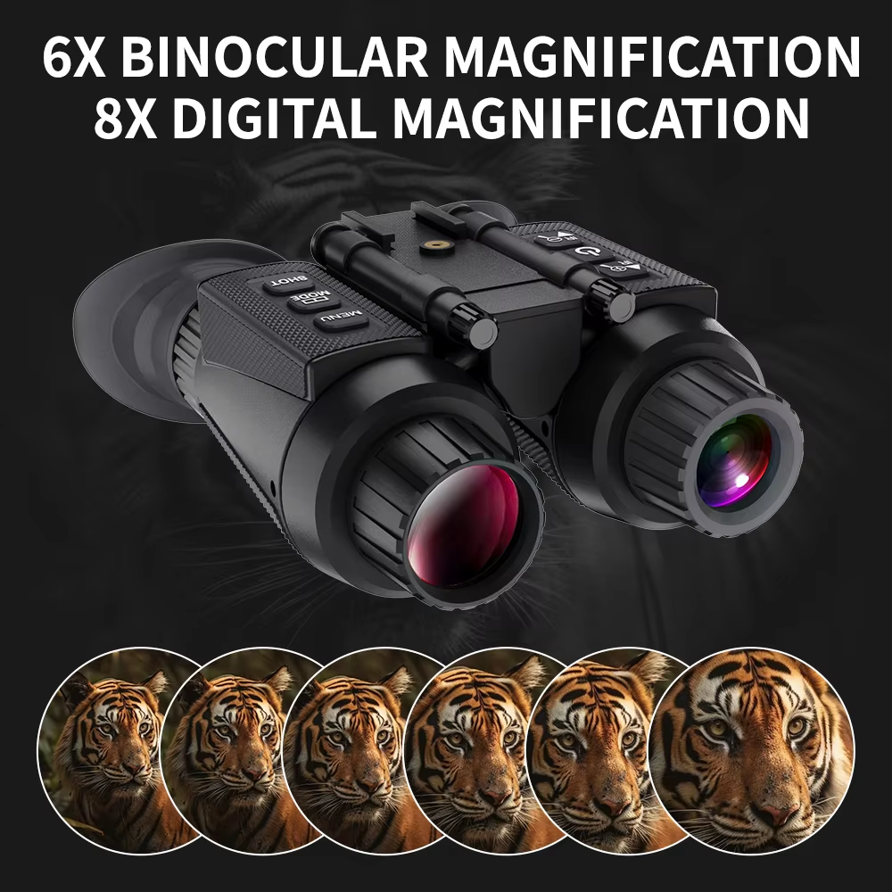 Бінокуляри нічного бачення NV8300 HD 4K (до 500м) + шолом (ABS пластик) + кріплення FMA L4G24 + карта 64Гб Вінниця - фото 3