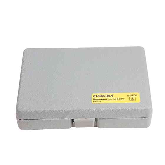 Sigma Коронки по дереву наборные Ø64, 76, 89, 102, 127 мм (кейс) SIGMA (1520081) Киев