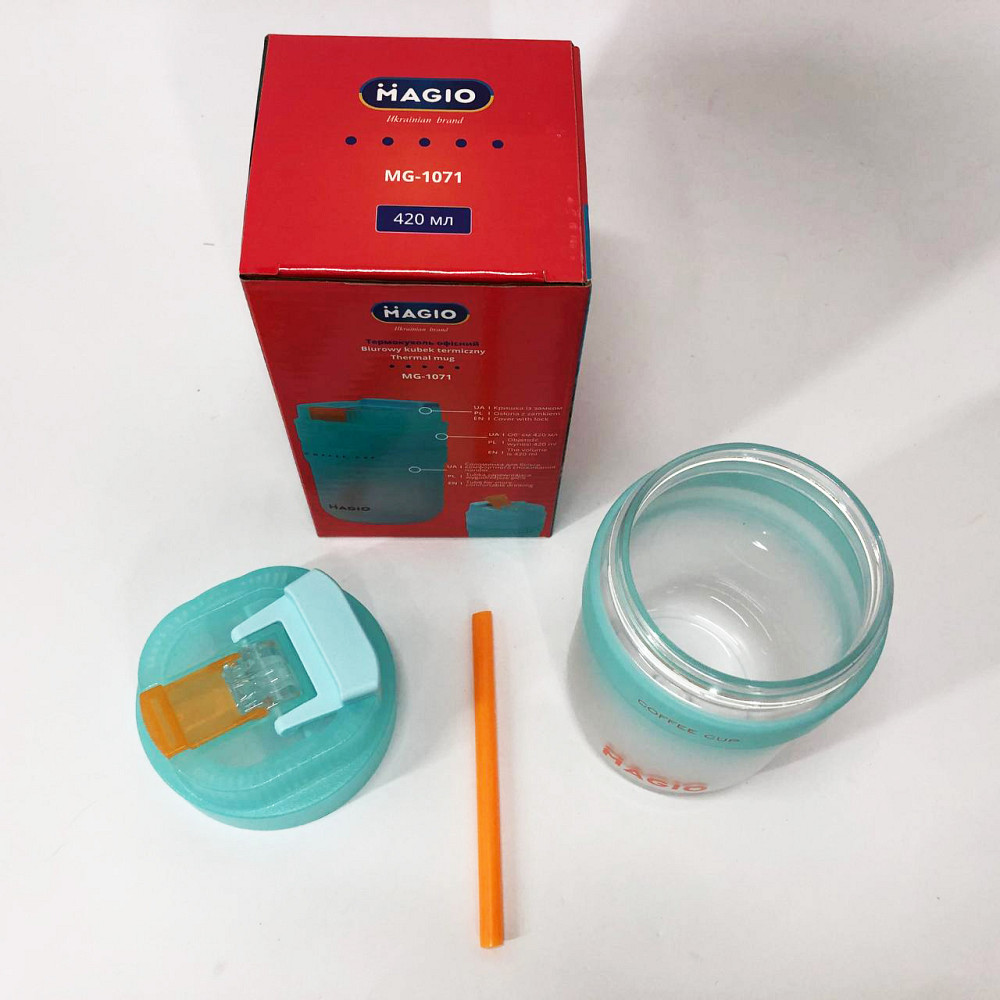 Термос для теплих напоїв Magio MG-1071 420 мл, Термос для чаю топ Термокружка походу SX-97 Івано-Франківськ - фото 4