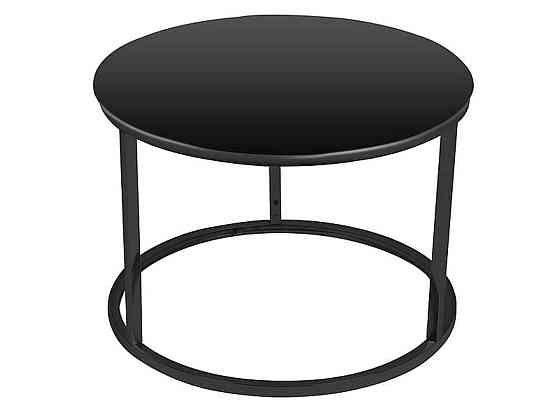 Журнальний столик ATLANTA D чорний/чорний мат (к-кт) Киев