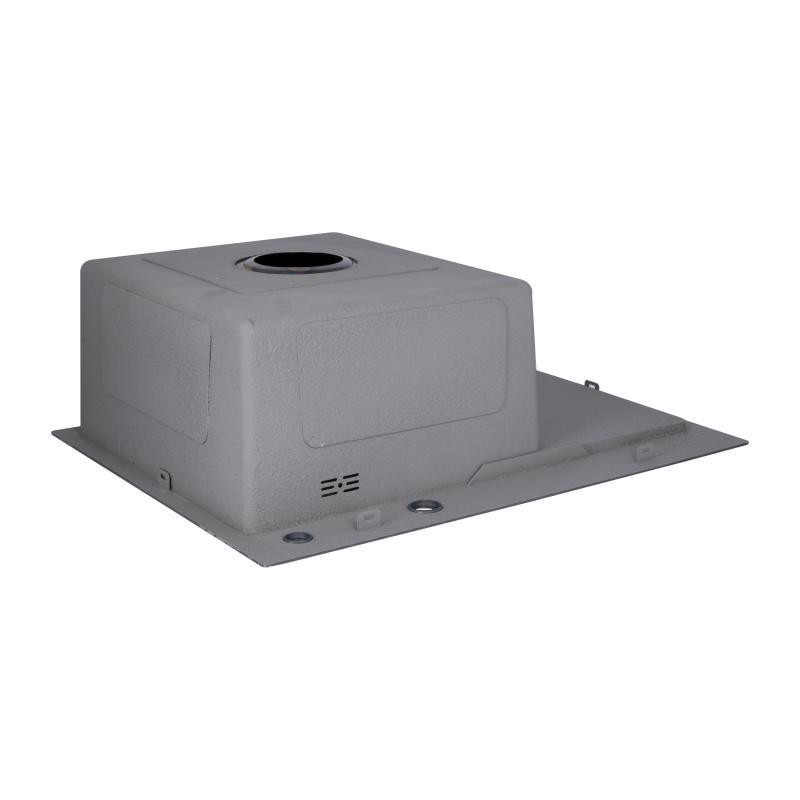 Мойка для кухни с нержавеющей стали интегрированная Lidz Handmade H6350BR Brushed Black PVD черная Киев - изображение 3