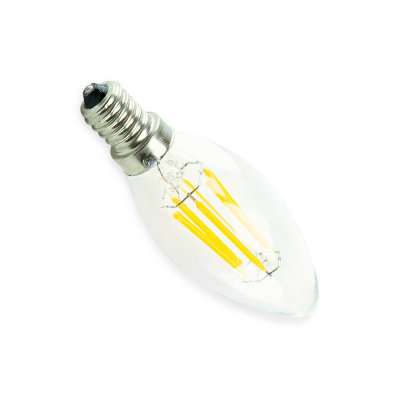 Лампа 220V E14 6W C35 3000K Filament теплий білий світлодіодна Мукачево - фото 1