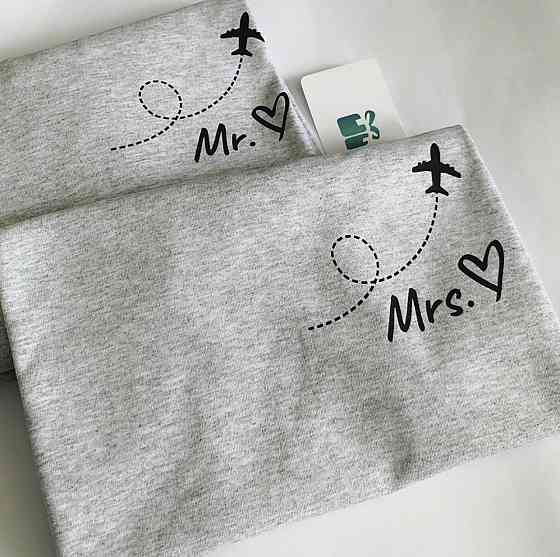 Парні футболки для хлопця та дівчини з написом Mr./Mrs Чернівці