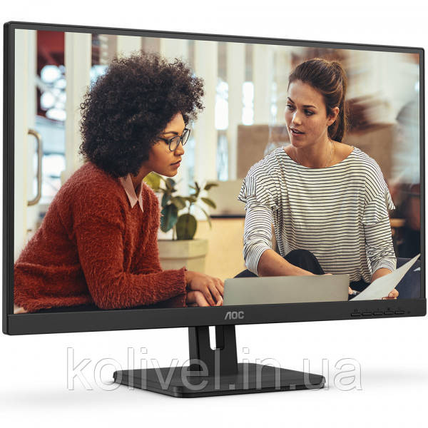 TFT 23.8" AOC 24E3UM, VA, 75Гц, D-Sub, HDMI, DP, USB-hub, колонки, чорний (24E3UM) Київ - фото 2