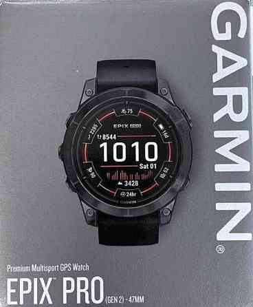 Смарт -Часы Новий Смарт-годинник Garmin Epix Pro Gen 2 47mm Slate Gray w. Black Band (010-02803-00/01) Київ