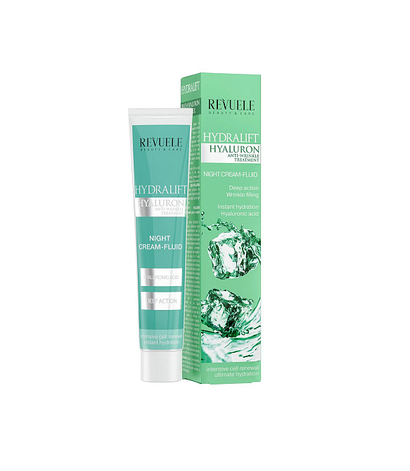 Нічний крем-флюїд для обличчя Hydralift Hyaluron Revuele 50 мл Київ - фото 1
