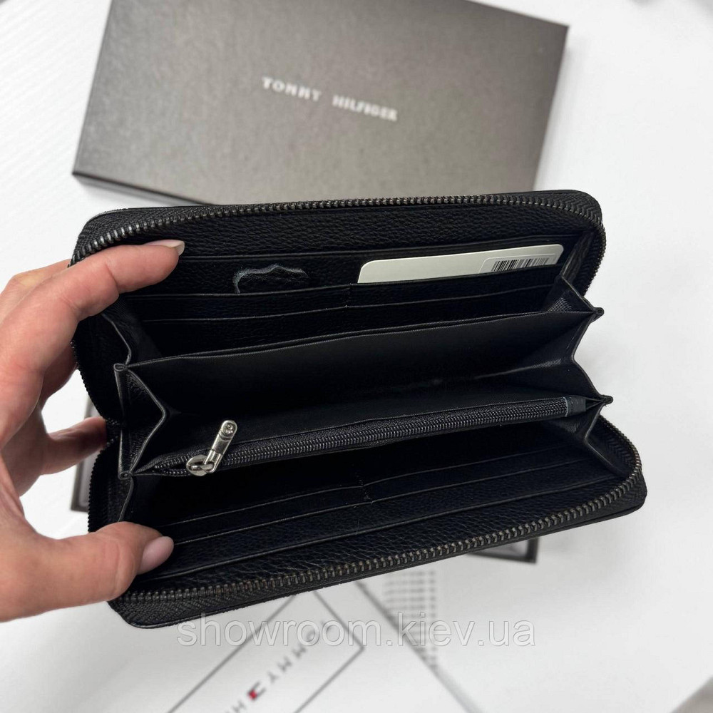 Шкіряний брендовий гаманець клатч TH (6613) Київ - фото 5