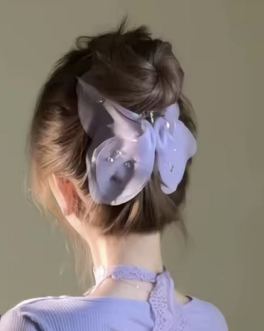 Заколка-крабик "Бант-метелик" Фіолетовий Сміла - фото 7