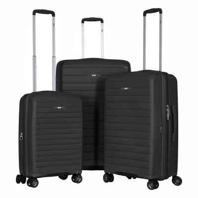 Набор чемоданов 2E Aero (L+M+S), чорні (2E-SPP-AERO-SET3-BK) Вінниця