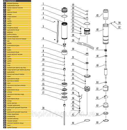 Насос свердловинний із підвищеною вуст-тью до піску OPTIMA PM 3,5SDm3/18 0,95 кВт112м + 1,5 м кабель Чернівці