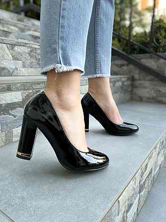 Туфлі жіночі SEASTAR чорні еко-лак каблук 9см 36р (1986) Коломия