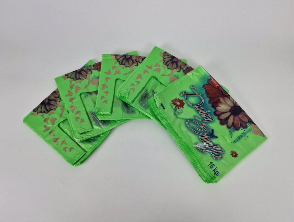 Пакет Майка п/е (29*46) "GS" Daisy Shuffle салатова (250 шт./пач.) (250 шт.) Харків - фото 2