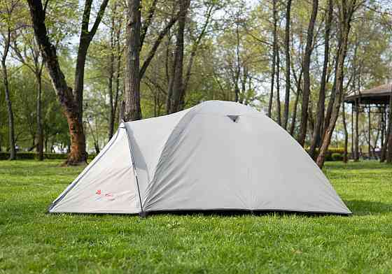 Туристичний намет тримісний Time Eco Travel-3, сіро-бежевий Київ