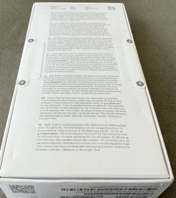 Смартфон Google Pixel 7a 8/128GB Snow, Charcoal (Global Version) Киев - изображение 1