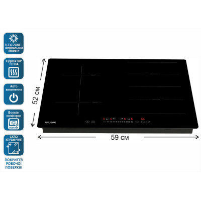 Варочная поверхность PRIME Technics PIH 724 B Винница - изображение 1