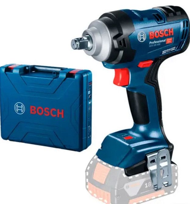 Бесщеточный ударный гайковерт Bosch GDS18V-400 Нм без акб и с/п. Харьков - изображение 1