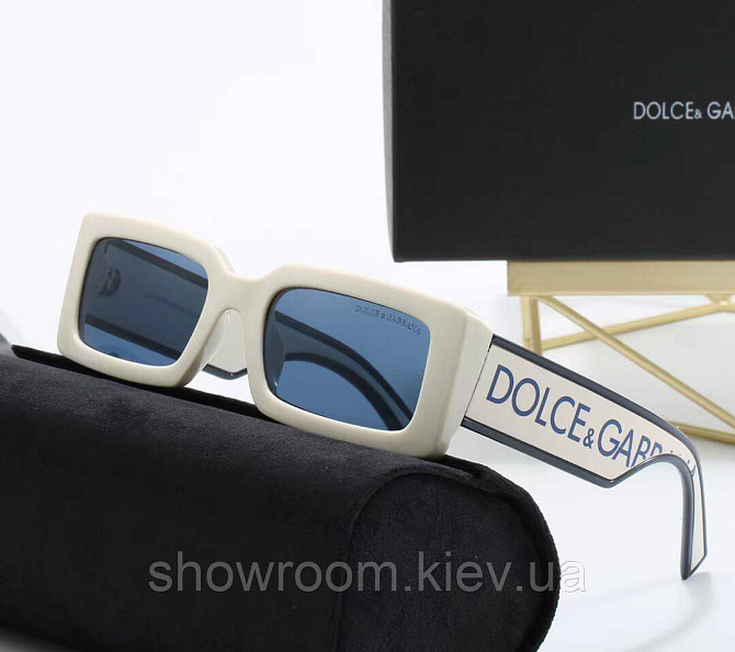 Жіночі сонцезахисні окуляри (6184) white Київ - фото 1