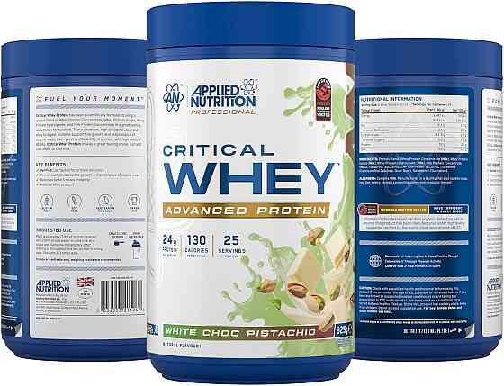 Протеин Applied Nutrition Critical Whey Protein 825 г, White Chocolate Pistachio Луцк