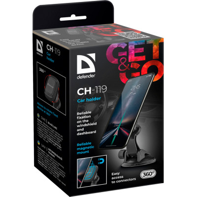 Універсальний автотримач Defender CH-119 магніт, на панель (29119) Вінниця - фото 3