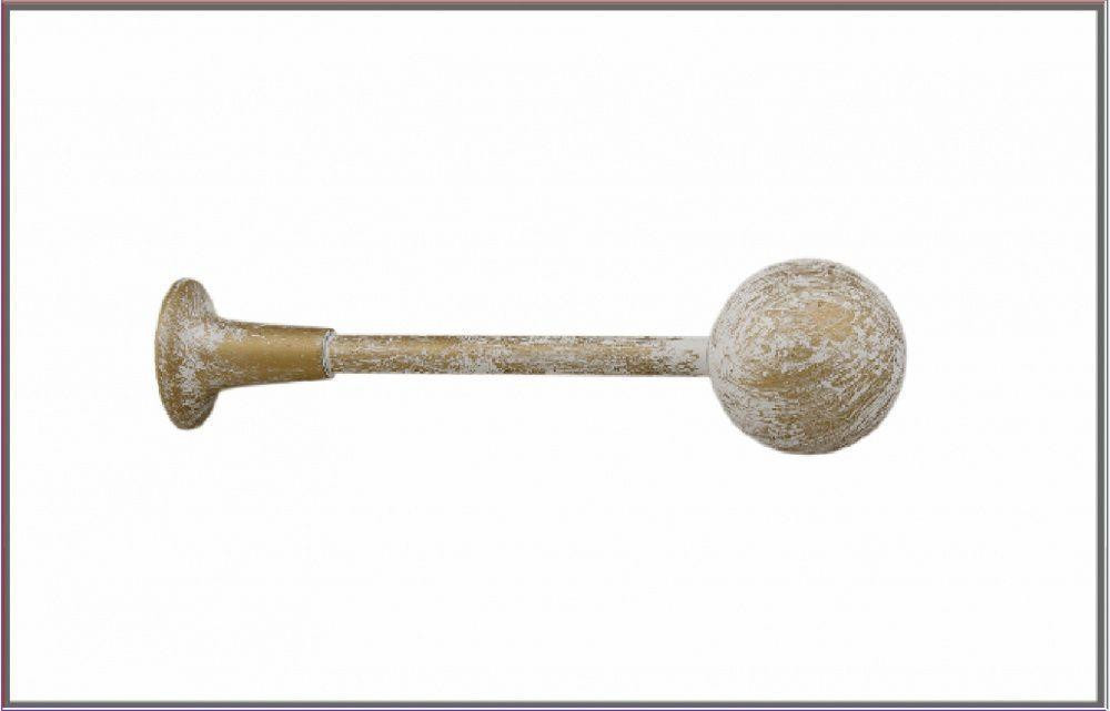 Підхват для штор Orvit Балло 115 х 30 мм Біле Золото (00-00000704) Львов - изображение 1