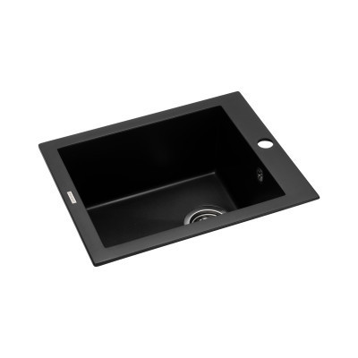 Мойка кухонная GRANADO CADIZ black shine (gr2301) Винница - изображение 2