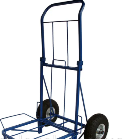 Складаний вантажний візок ДС-260-КНД з пневматичним колесом 260 мм, вантажопідйомність до 250 кг Харків