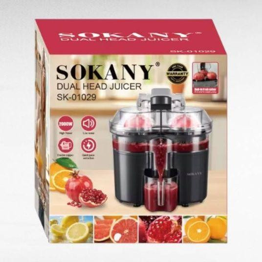 Соковыжималка SK-01029 280Вт, 1500 об/мин, 2 мотора, медная обмотка, EMC, съемные детали, компактная Одесса - изображение 4