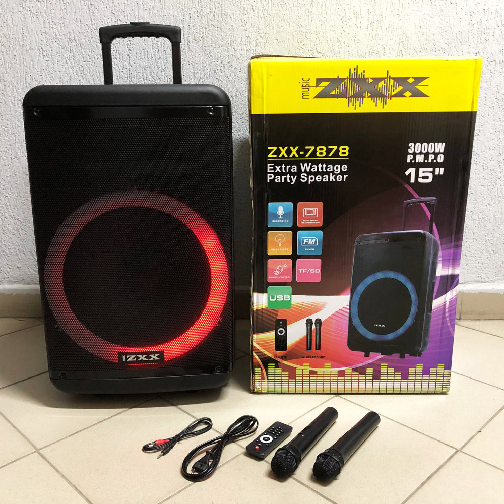 Портативная акустическая система ZXX-7878, Bluetooth колонка с функцией радио, Очень мощная колонка LR-79 Львов - изображение 2