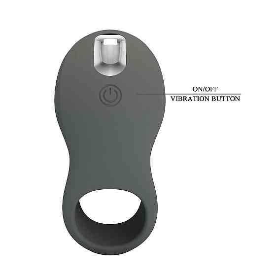 Ерекційне кільце з вібрацією PRETTY LOVE Master ring, 7 vibration functions, Memory function Sex Aura Київ