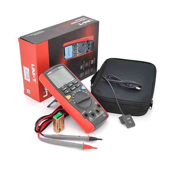 Мультиметр UNI-T UT71A Вимірювання: V, A, R, Hz, C, скважність, True RMS, автоматичний діапазон, підсвічування, USB Київ