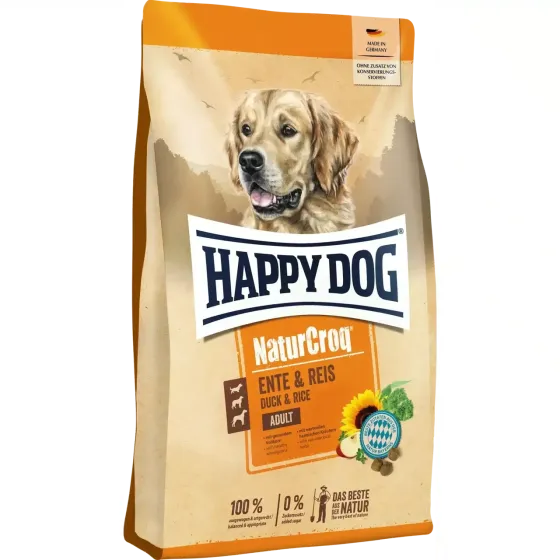 Сухой беззерновой корм Happy Dog NaturCroq Duck&Rice для взрослых собак с уткой и рисом, 11 кг Винница